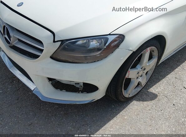 55SWF4JB7GU097286 2016 MERCEDES-BENZ C-CLASS Белый Вид спереди