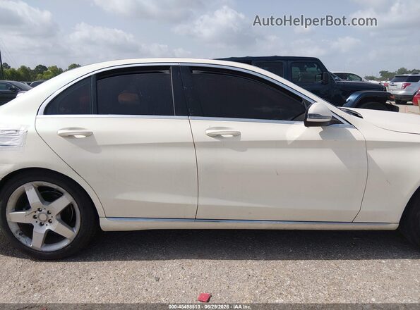 55SWF4JB7GU097286 2016 MERCEDES-BENZ C-CLASS Белый Вид задней части салона