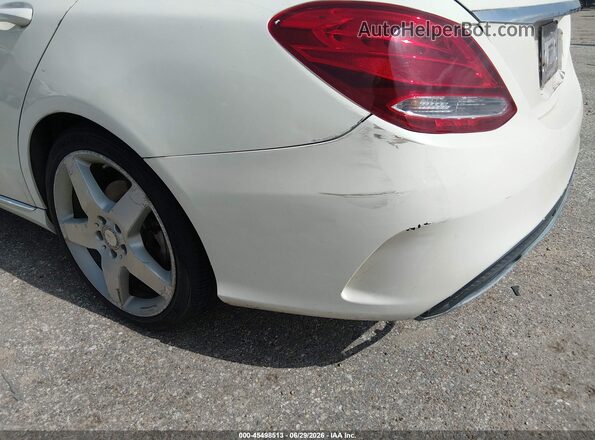 55SWF4JB7GU097286 2016 MERCEDES-BENZ C-CLASS Белый 