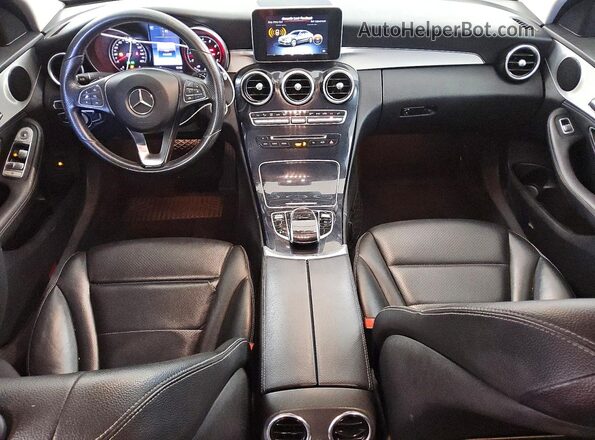 55SWF4JB7GU132070 2016 MERCEDES-BENZ C White Vista del salpicadero