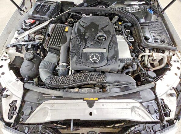 55SWF4JB7GU132070 2016 MERCEDES-BENZ C White Vista interior trasera