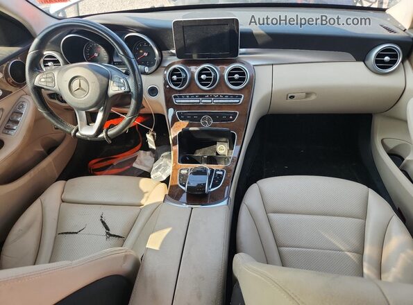 55SWF4JB7GU146180 2016 MERCEDES-BENZ C Silver Առջևի վահանակի տեսք