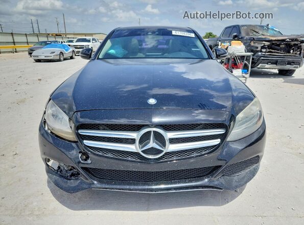 55SWF4JB7GU147569 2016 MERCEDES-BENZ C Black Դիմացի տեսք
