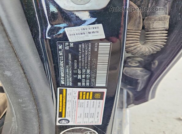 55SWF4JB7GU147569 2016 MERCEDES-BENZ C Black Շարժիչի բաժամունքի տեսք