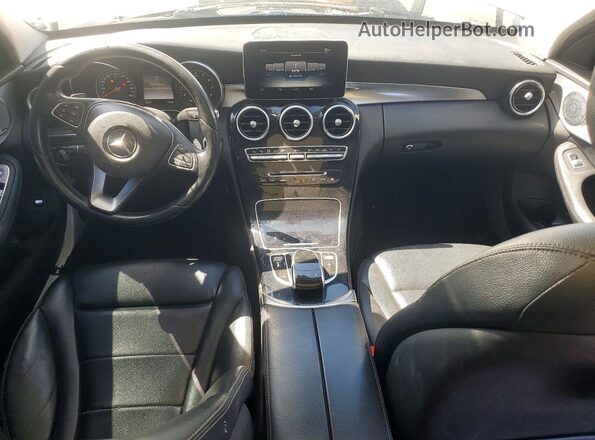 55SWF4JB7GU162735 2016 MERCEDES-BENZ C Белый Вид панели приборов