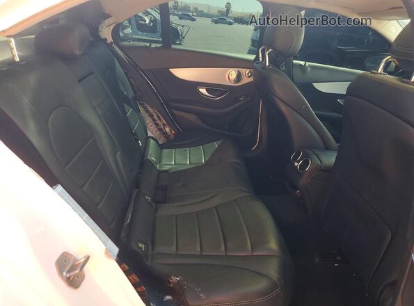 55SWF4JB7GU162735 2016 MERCEDES-BENZ C Белый Вид задних сидений