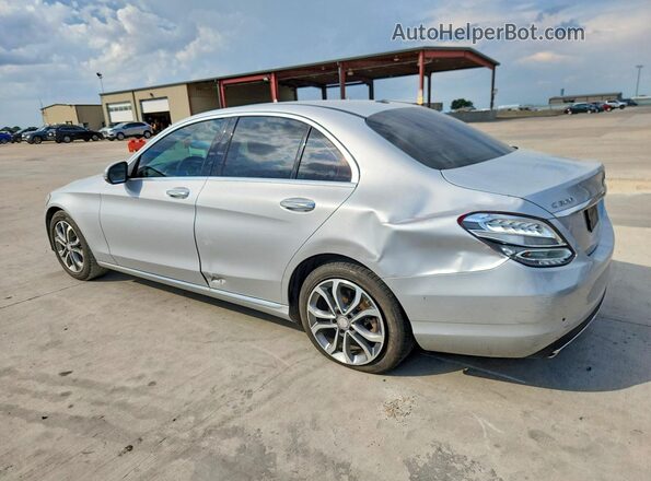 55SWF4JB7GU174920 2016 MERCEDES-BENZ C Silver Tył lewy
