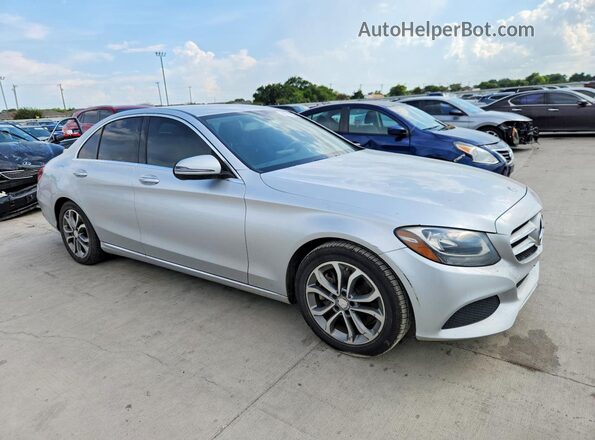 55SWF4JB7GU174920 2016 MERCEDES-BENZ C Silver Przód prawy