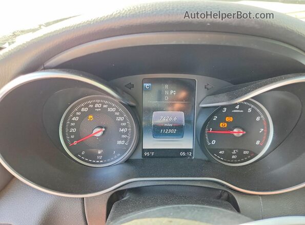 55SWF4JB7GU174920 2016 MERCEDES-BENZ C Silver Widok zestawu wskaźników