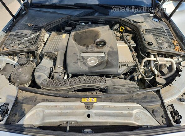 55SWF4JB7GU174920 2016 MERCEDES-BENZ C Silver Widok wnętrza z tyłu