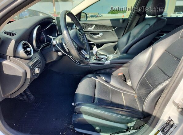 55SWF4JB7GU174920 2016 MERCEDES-BENZ C Silver Widok wnętrza z przodu