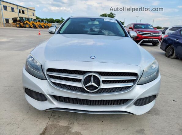 55SWF4JB7GU174920 2016 MERCEDES-BENZ C Silver Widok z przodu