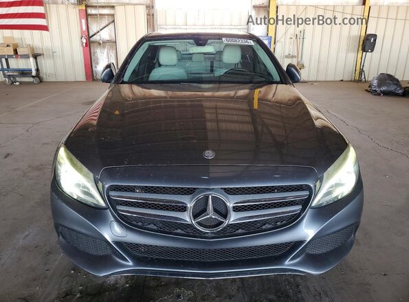55SWF4JB7HU182114 2017 MERCEDES-BENZ C Gray Vista frontal