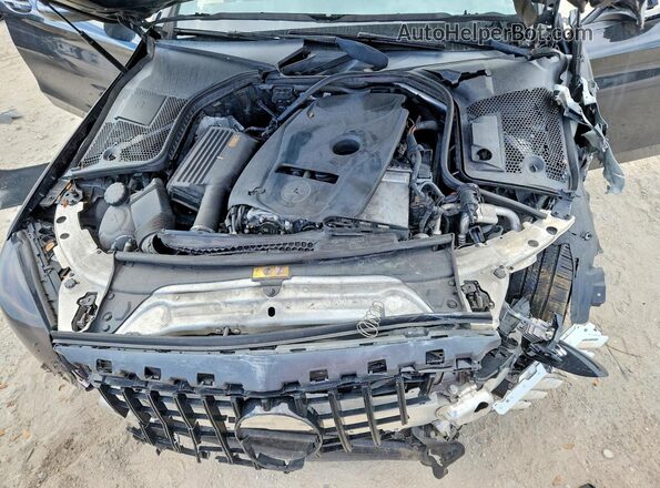 55SWF4JB7JU282042 2018 MERCEDES-BENZ C Black Widok wnętrza z tyłu