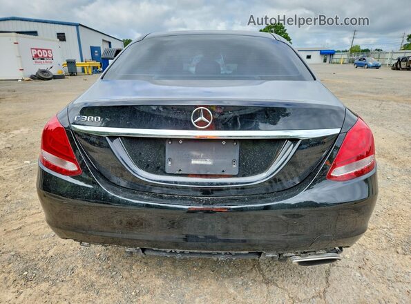55SWF4JB8GU096955 2016 MERCEDES-BENZ C Black Հետևի տեսք