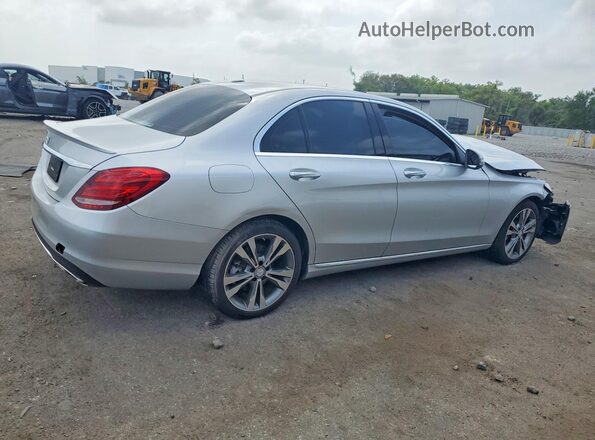 55SWF4JB8GU159021 2016 MERCEDES-BENZ C Silver Задня права чверть