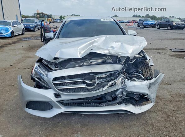 55SWF4JB8GU159021 2016 MERCEDES-BENZ C Silver Вид спереду