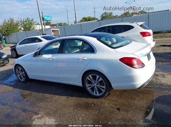 55SWF4JB8HU205917 2017 MERCEDES-BENZ C-CLASS Белый Панорамный вид салона 360°