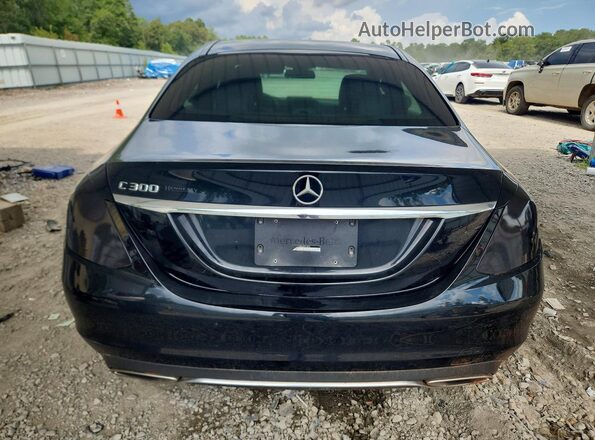 55SWF4JB8JU241094 2018 MERCEDES-BENZ C Black Widok z tyłu