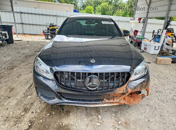 55SWF4JB8JU241094 2018 MERCEDES-BENZ C Black Widok z przodu