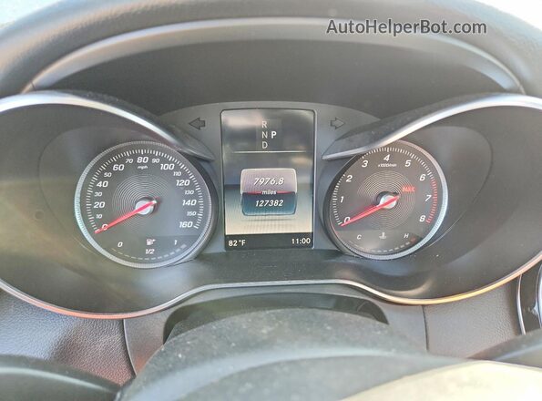 55SWF4JB8JU275682 2018 MERCEDES-BENZ C Silver Вид щитка приладів