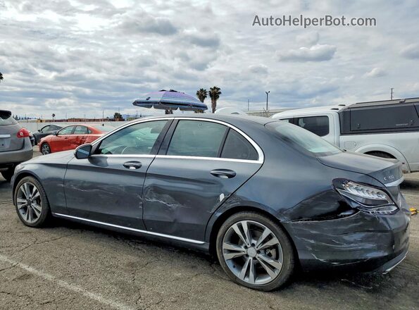 55SWF4JB9GU108627 2016 MERCEDES-BENZ C Серый Задняя левая четверть