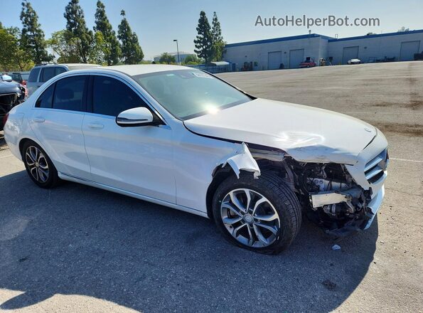 55SWF4JB9GU125329 2016 MERCEDES-BENZ C White Առջևի աջ