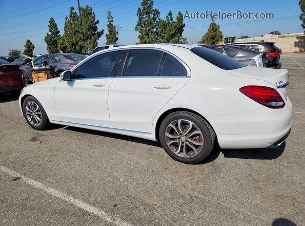55SWF4JB9GU125329 2016 MERCEDES-BENZ C White Հետևի ձախ