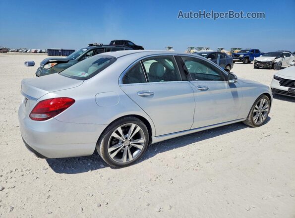 55SWF4JB9GU128747 2016 MERCEDES-BENZ C Silver Հետևի տեսք
