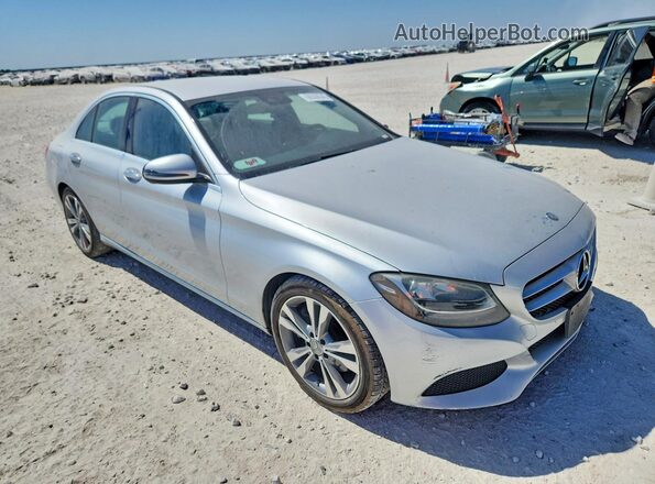 55SWF4JB9GU128747 2016 MERCEDES-BENZ C Silver Առջևի վահանակի տեսք
