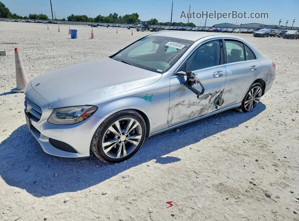 55SWF4JB9GU128747 2016 MERCEDES-BENZ C Silver Հետևի ձախ