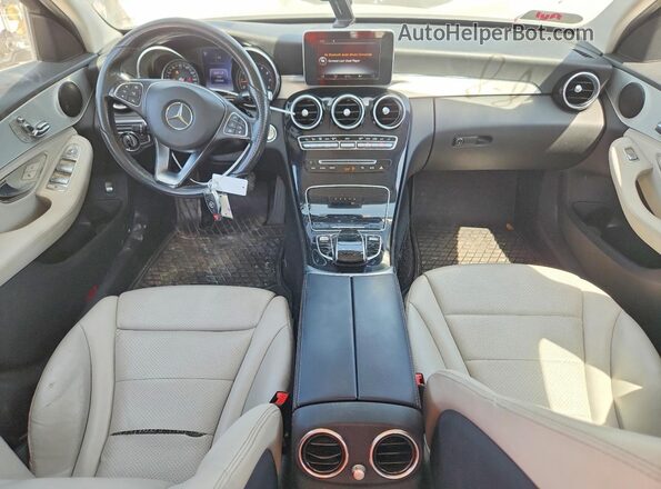 55SWF4JB9GU128747 2016 MERCEDES-BENZ C Silver 