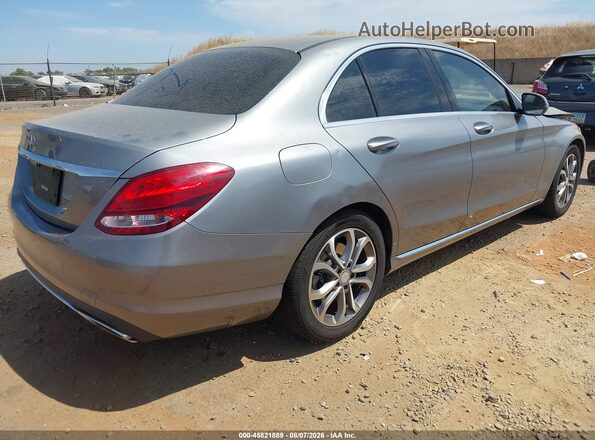 55SWF4JB9GU129462 2016 MERCEDES-BENZ C-CLASS Gray Rear right