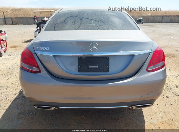55SWF4JB9GU129462 2016 MERCEDES-BENZ C-CLASS Gray 