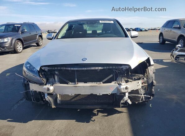 55SWF4JB9GU141479 2016 MERCEDES-BENZ C Silver Widok z przodu