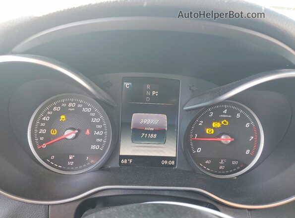 55SWF4JB9GU141479 2016 MERCEDES-BENZ C Silver Widok zestawu wskaźników