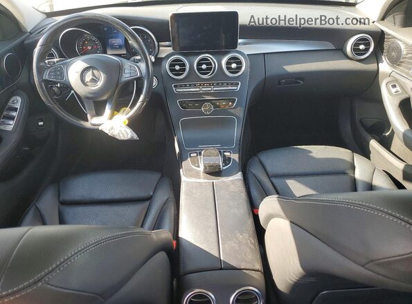 55SWF4JB9GU141479 2016 MERCEDES-BENZ C Silver Widok deski rozdzielczej
