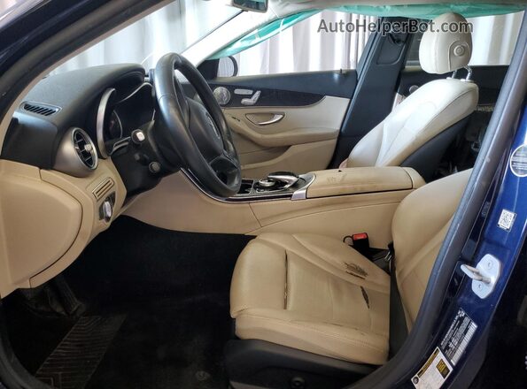 55SWF4JB9GU149887 2016 MERCEDES-BENZ C Blue 