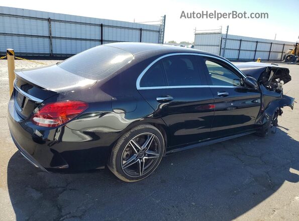 55SWF4JB9GU157343 2016 MERCEDES-BENZ C Black Задня права чверть