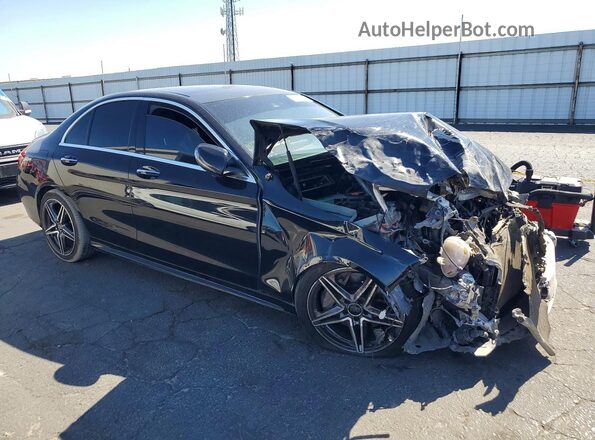 55SWF4JB9GU157343 2016 MERCEDES-BENZ C Black Передня права чверть