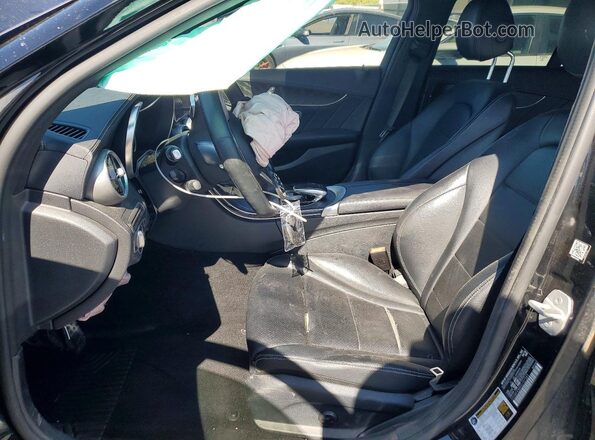 55SWF4JB9GU157343 2016 MERCEDES-BENZ C Black Вид салону спереду