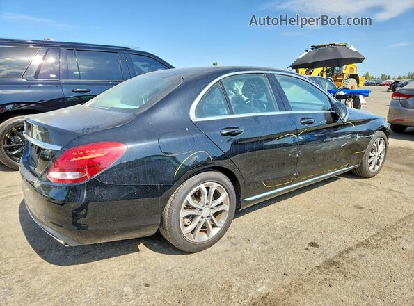 55SWF4JB9GU157648 2016 MERCEDES-BENZ C Black უკანა მარჯვენა