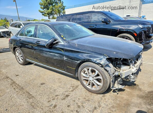 55SWF4JB9GU157648 2016 MERCEDES-BENZ C Black წინა მარჯვენა