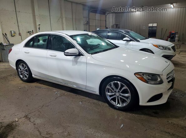 55SWF4JB9GU167094 2016 MERCEDES-BENZ C White Առջևի աջ