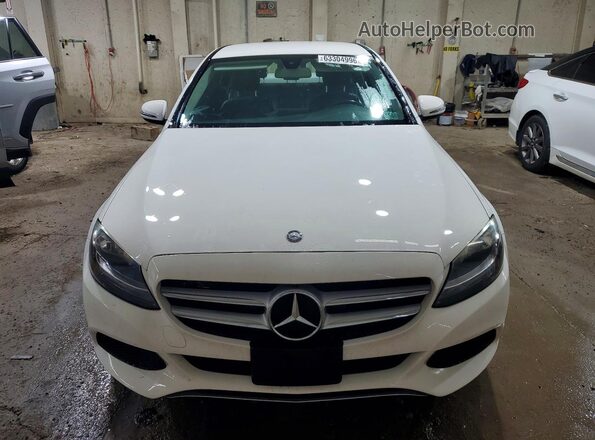 55SWF4JB9GU167094 2016 MERCEDES-BENZ C White Դիմացի տեսք