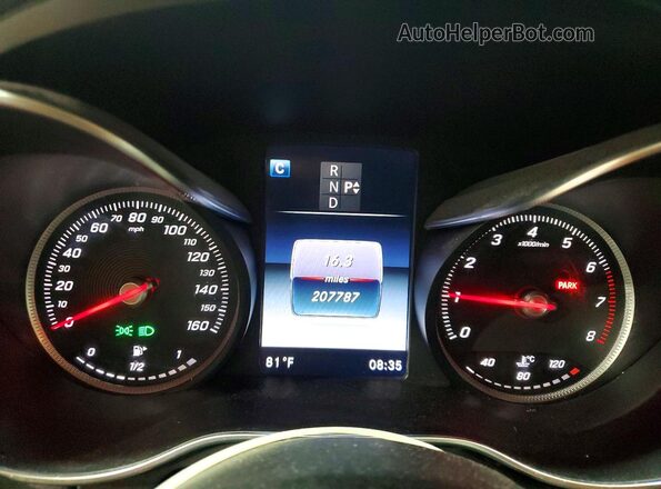 55SWF4JB9GU167094 2016 MERCEDES-BENZ C White Սարքավորումների վահանակի տեսք