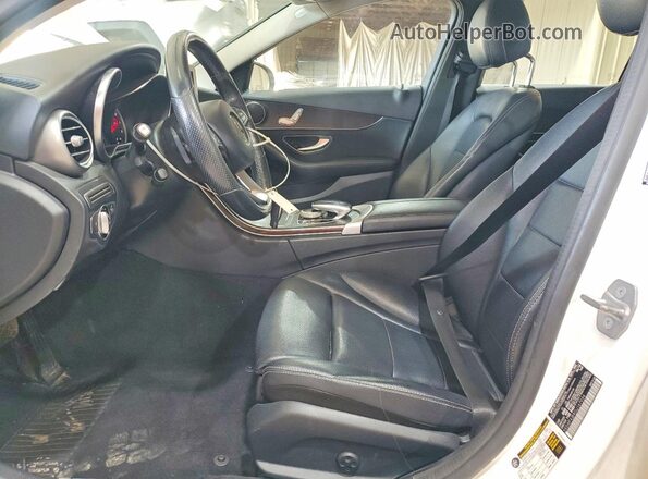 55SWF4JB9GU167094 2016 MERCEDES-BENZ C White Սալոնի դիմացի տեսք