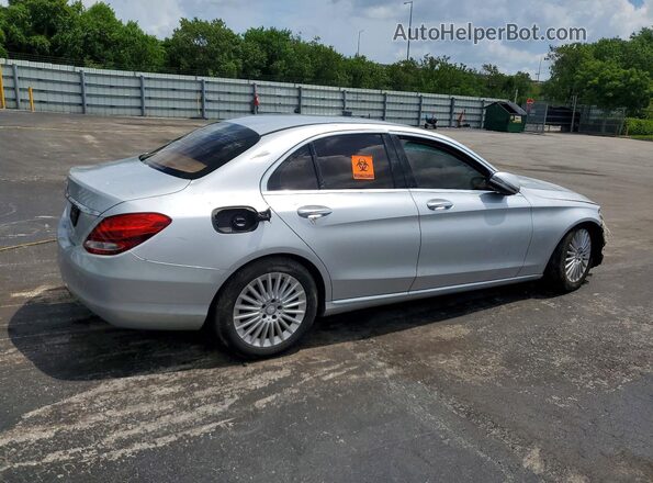 55SWF4JB9GU171274 2016 MERCEDES-BENZ C Silver Tył prawy