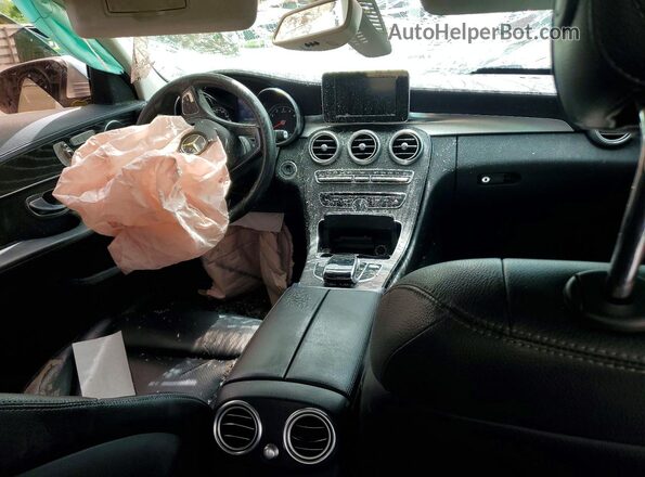 55SWF4JB9GU171274 2016 MERCEDES-BENZ C Silver Widok deski rozdzielczej