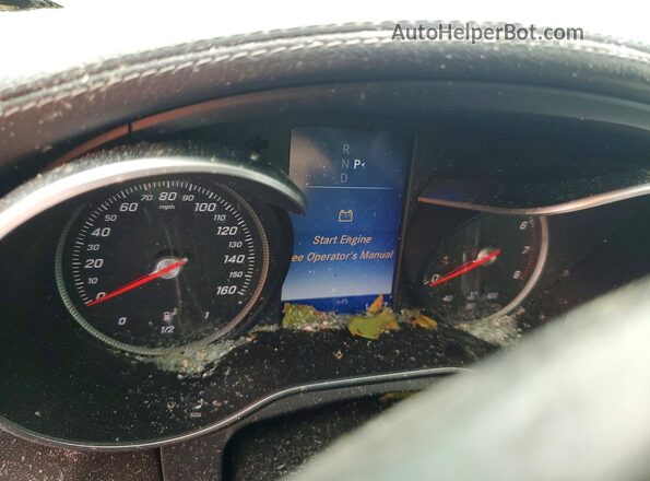 55SWF4JB9GU171274 2016 MERCEDES-BENZ C Silver Widok zestawu wskaźników